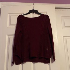 Maroon sweater